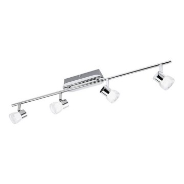 Eglo 94383 - LED spot PERITO 4xLED/3W/230V 3000K glanzend chroom