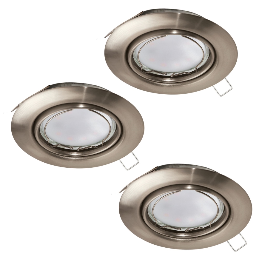 Eglo - SET 3x LED Inbouwspot PENETO 3xGU10-LED/5W/230V