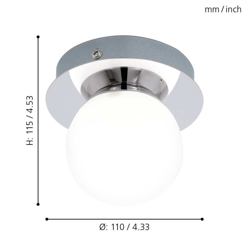 Eglo - LED badkamerarmatuur LED/3,3W/230V IP44