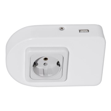Eglo 94663 - Stopcontact onder keukenkastjes SCHUKO inclusief USB TAXANO