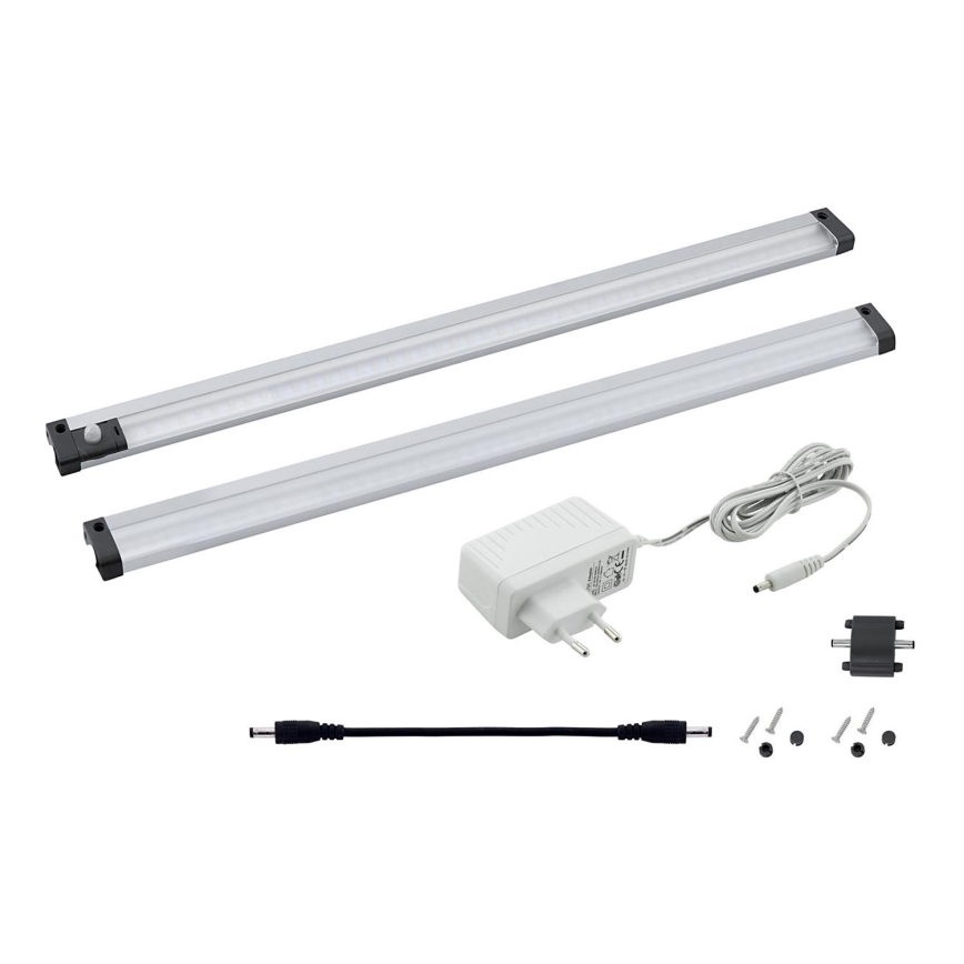 Eglo 94691 - SET 2x LED kastverlichting met sensor VENDRES 2xLED/3W/230V