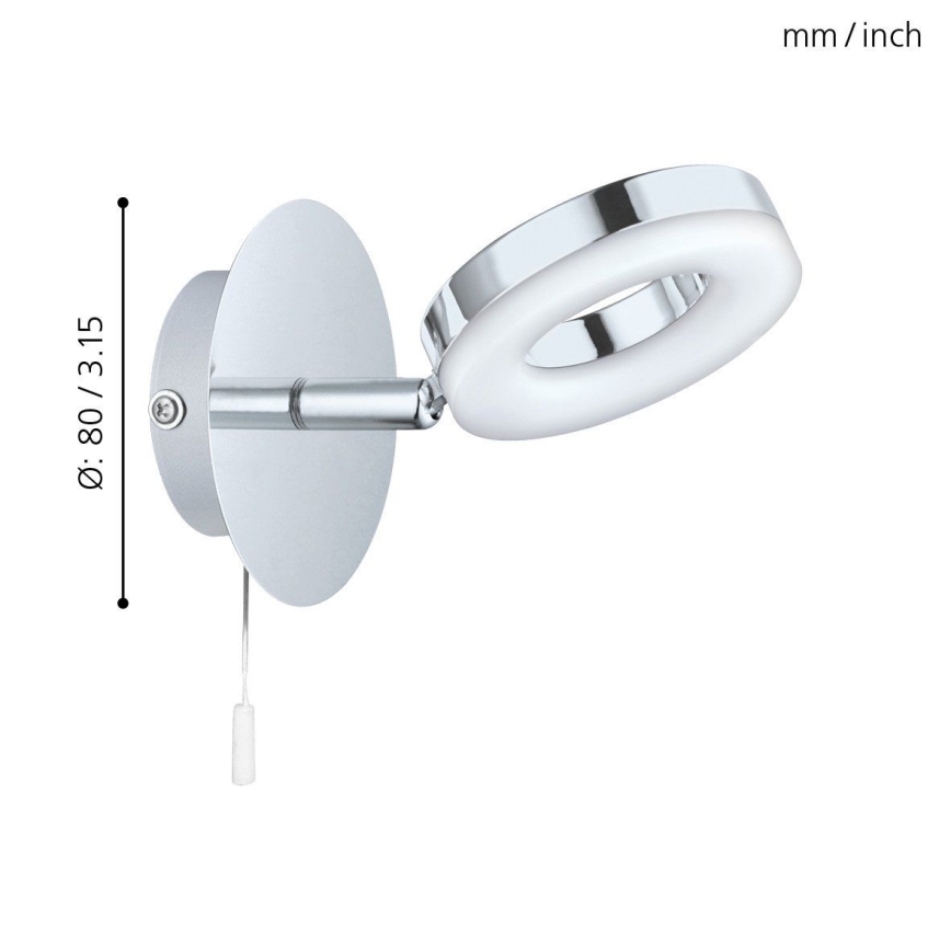 Eglo 94756 - LED Badkamerlamp GONARO 1xLED/3,8W/230V IP44