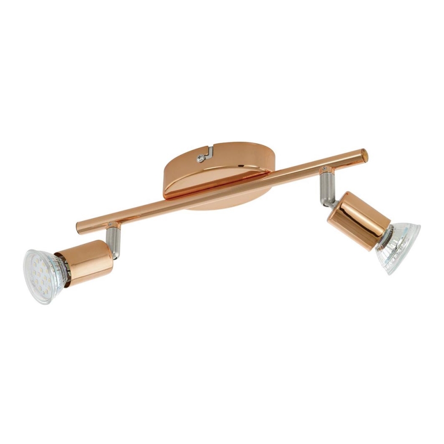 Eglo 94773 - LED Spotlamp BUZZ-COPPER 2xGU10/3W/230V