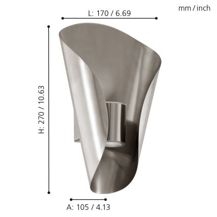 Eglo 94779 - LED Buitenlamp BOSARO 2xLED/2,5W/230V IP44