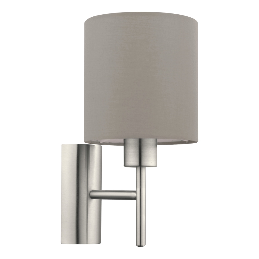 Eglo - Wandlamp 1xE27/60W/230V taupe