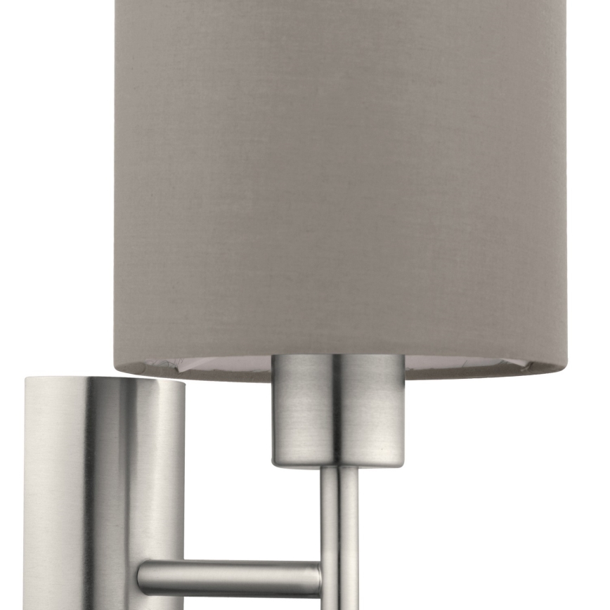 Eglo - Wandlamp 1xE27/60W/230V taupe