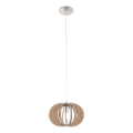 Eglo 95038 - Hanglamp met kabel STELLATO 1xE27/60W/230V Ø 30 cm beige