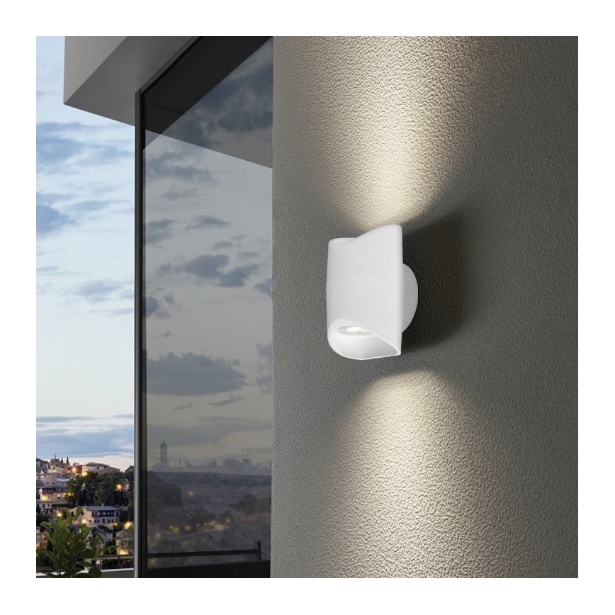 Eglo 95075 - Buiten wandverlichting ABRANTES 2xLED/6W/230V IP44