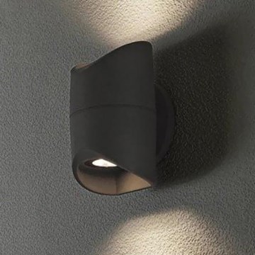 Eglo 95076 - Buiten wandlamp ABRANTES 2xLED/6W/230V IP44