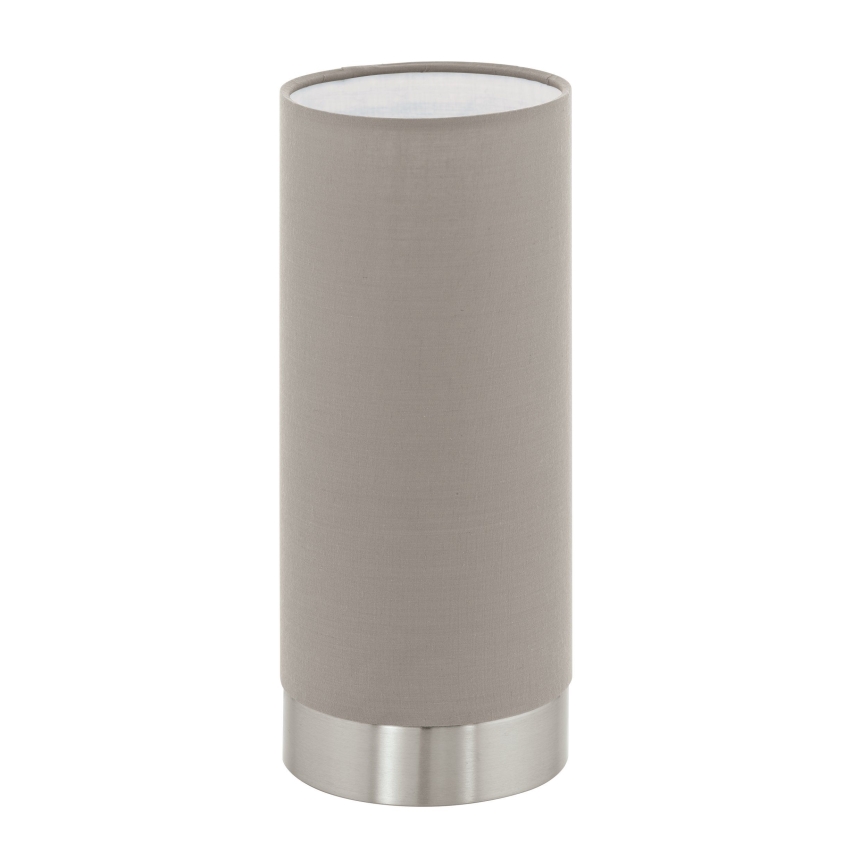 Eglo - Dimbaar tafellamp 1xE27/40W/230V taupe