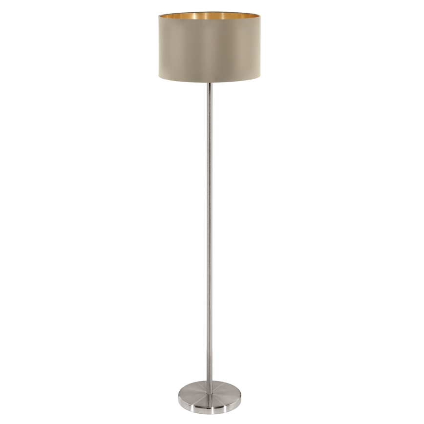 Eglo - Staande Lamp 1xE27/60W/230V taupe