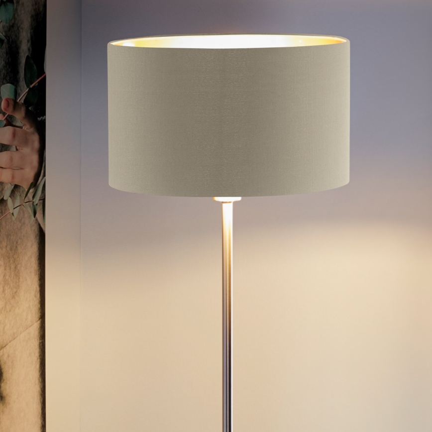 Eglo - Staande Lamp 1xE27/60W/230V taupe