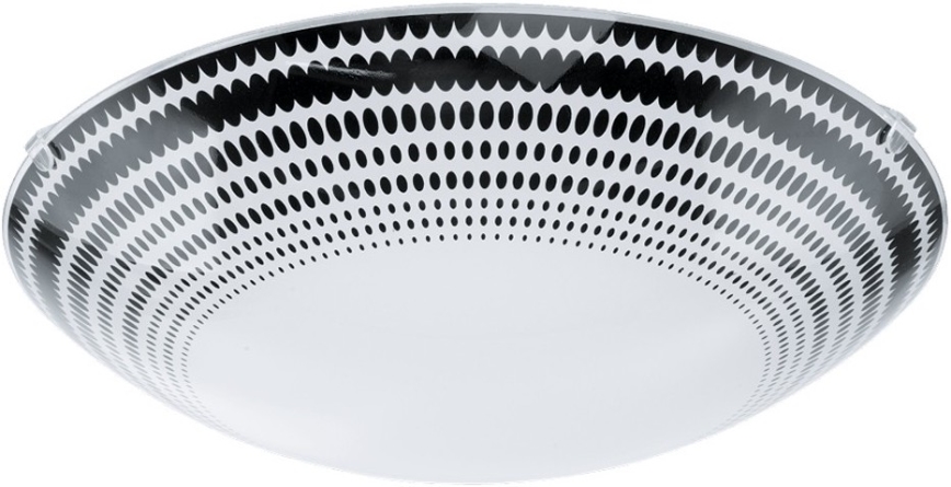 Eglo 95291 - LED-plafondlamp MAGITTA, 16W/230V, Ø 31,5 cm, zwart/wit
