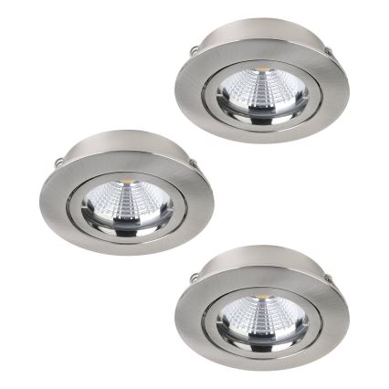 Eglo - SET 3x LED inbouwspot TEDO 1xGU10-LED/5W/230V