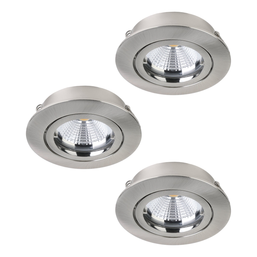 Eglo - SET 3x LED inbouwspot TEDO 1xGU10-LED/5W/230V