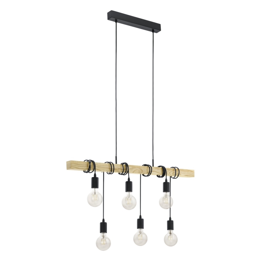 Eglo - Hanglamp TOWNSHEND 6xE27/60W/230V