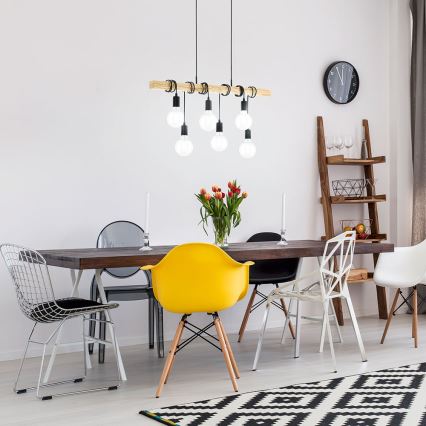 Eglo - Hanglamp TOWNSHEND 6xE27/60W/230V