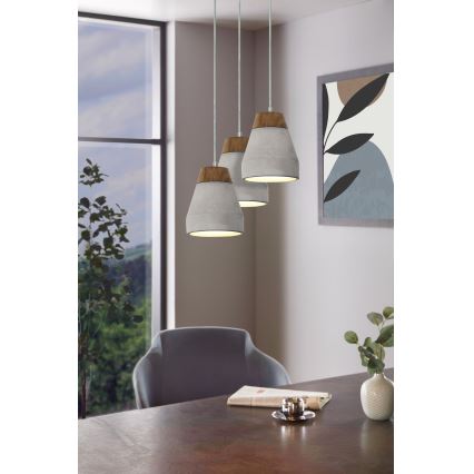 Eglo 95525 - Hanglamp TAREGA 1xE27/60W/230V