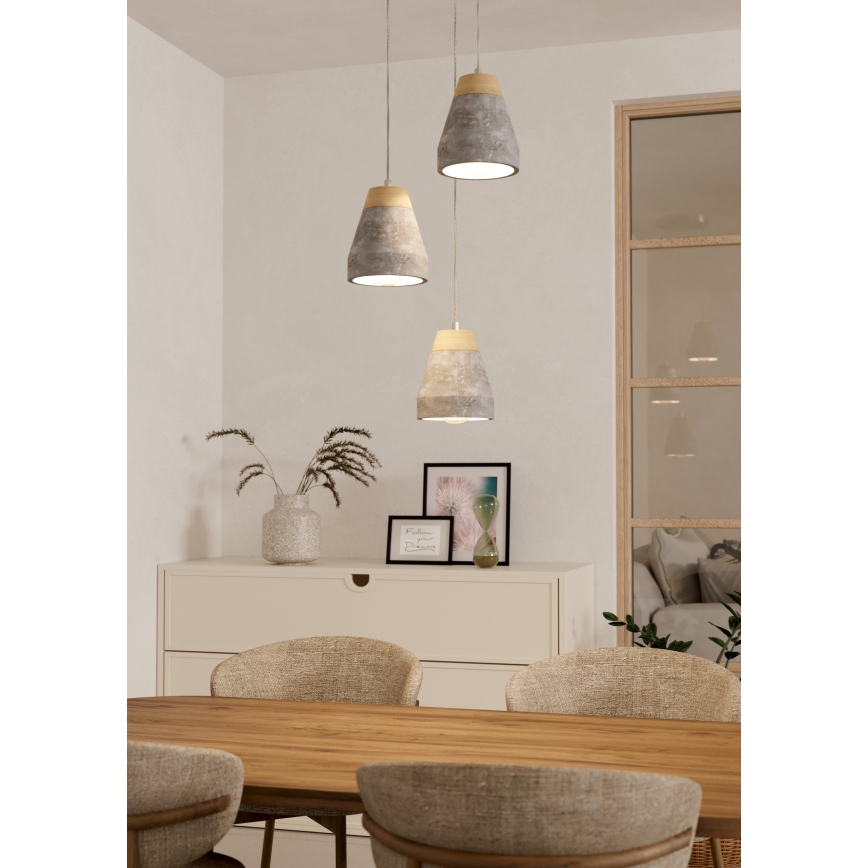 Eglo - Hanglamp 3xE27/60W/230V