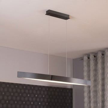 Eglo 95549 - LED dimbare pendellamp aan kabel FORNES-S LED/24W/230V 2700-6500K zwart-chroom