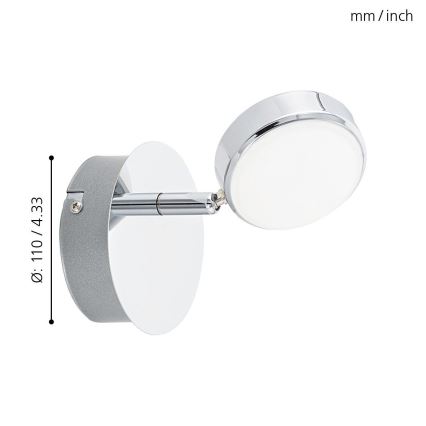 Eglo - LED-inbouwspot LED/5,4W/230V