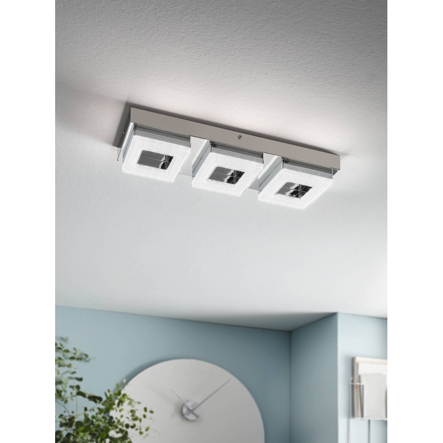 Eglo - LED Plafondlamp 3xLED/4W/230V