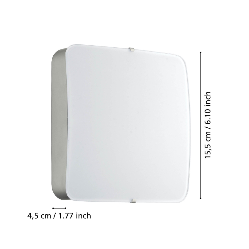 Eglo 95967 - LED plafondlamp CUPELLA LED/11W/230V mat chroom
