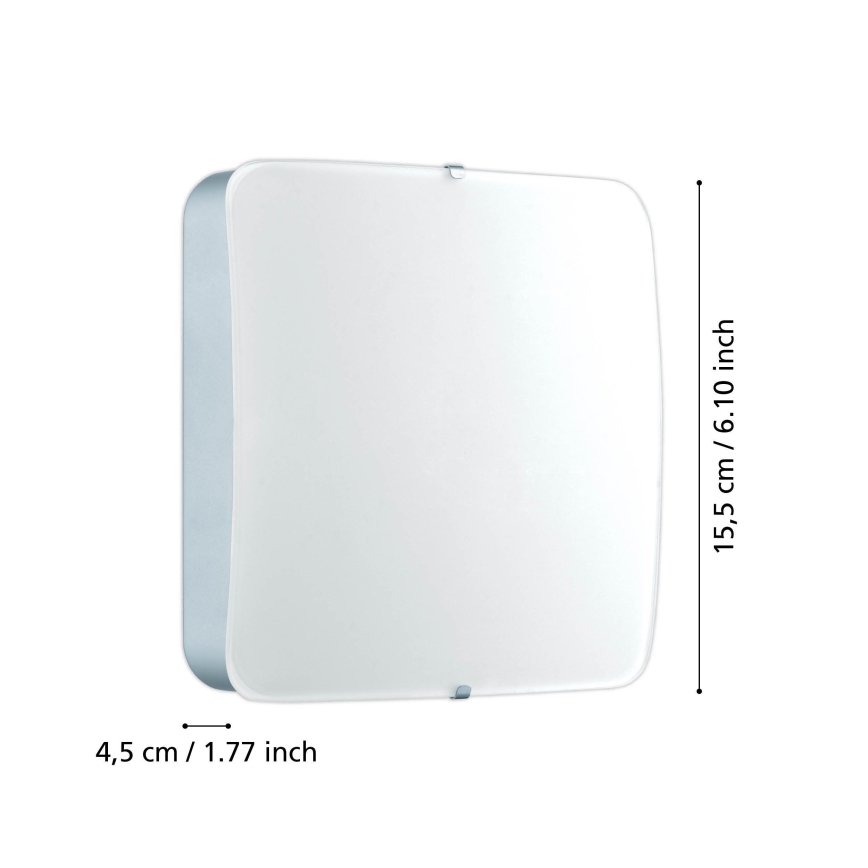 Eglo 95968 - LED-plafondlamp CUPELLA LED/11W/230V glanzend chroom