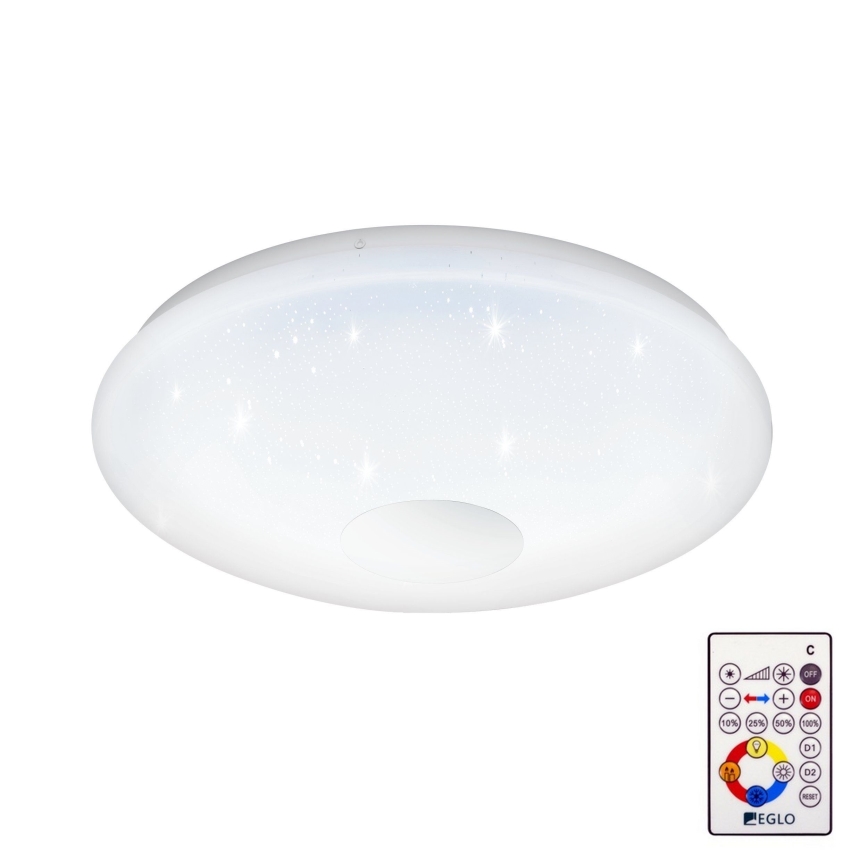 Eglo 95972 - LED dimbare plafondlamp VOLTAGO 2 LED/20W/230V + afstandsbediening