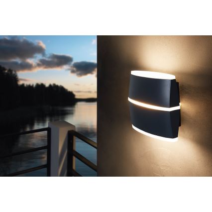 Eglo - LED Wandlamp voor buiten 2xLED/6W IP44