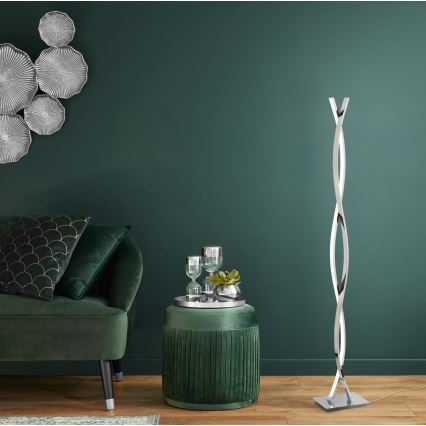 Eglo - LED vloerlamp LED/36W/230V glanzend chroom