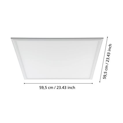 Eglo - LED Plafondpaneel LED/40W/230V