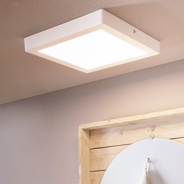 Eglo 96169 - LED-plafondlamp voor badkamer FUEVA 1 LED/22W/230V IP44 30x30 cm