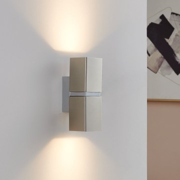 Eglo 96264 - LED-wandlamp PASSA 2xGU10/2,8W/230V vierkant