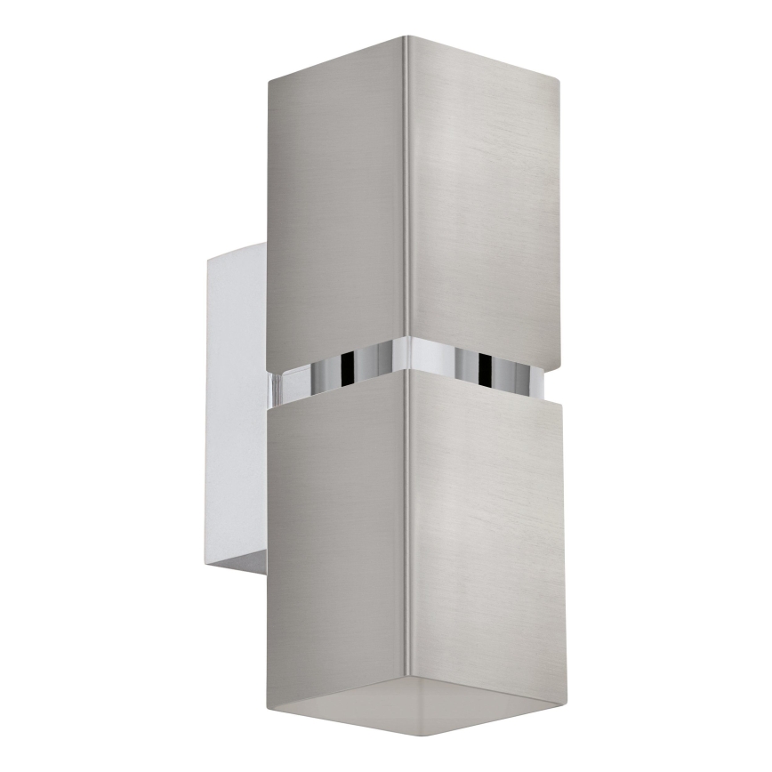 Eglo 96264 - LED-wandlamp PASSA 2xGU10/2,8W/230V vierkant
