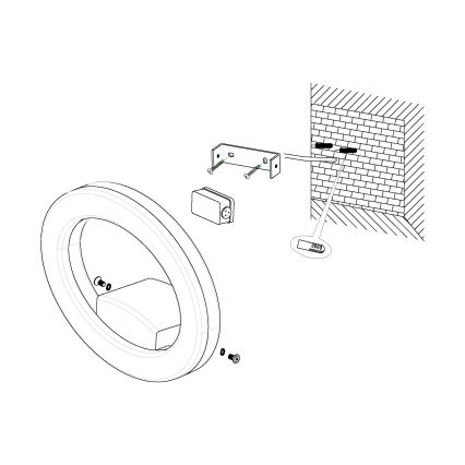 Eglo - LED Wandlamp voor buiten LED/10W/230V IP44