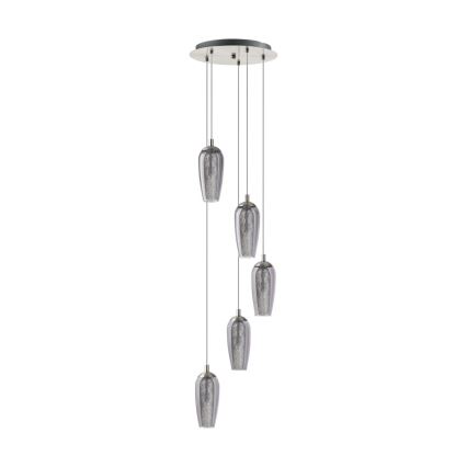 Eglo 96345 - LED-kroonluchter aan kabel FARSALA 5xG9/2,5W/230V