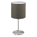 Eglo 96388 - Tafellamp PASTERI 1xE27/60W/230V bruin