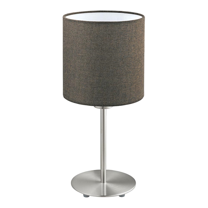 Eglo 96388 - Tafellamp PASTERI 1xE27/60W/230V bruin