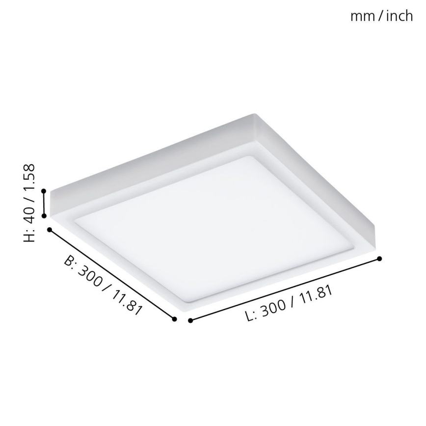 Eglo 96494 - LED-plafondlamp voor buiten ARGOLIS LED/22W IP44