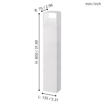 Eglo 96499 - LED Buitenlamp DONINNI 1xLED/6W/230V IP44