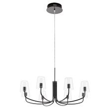 Eglo 96514 - Dimbare LED hanglamp NOVENTA 1 8xLED/3,3W/230V zwart