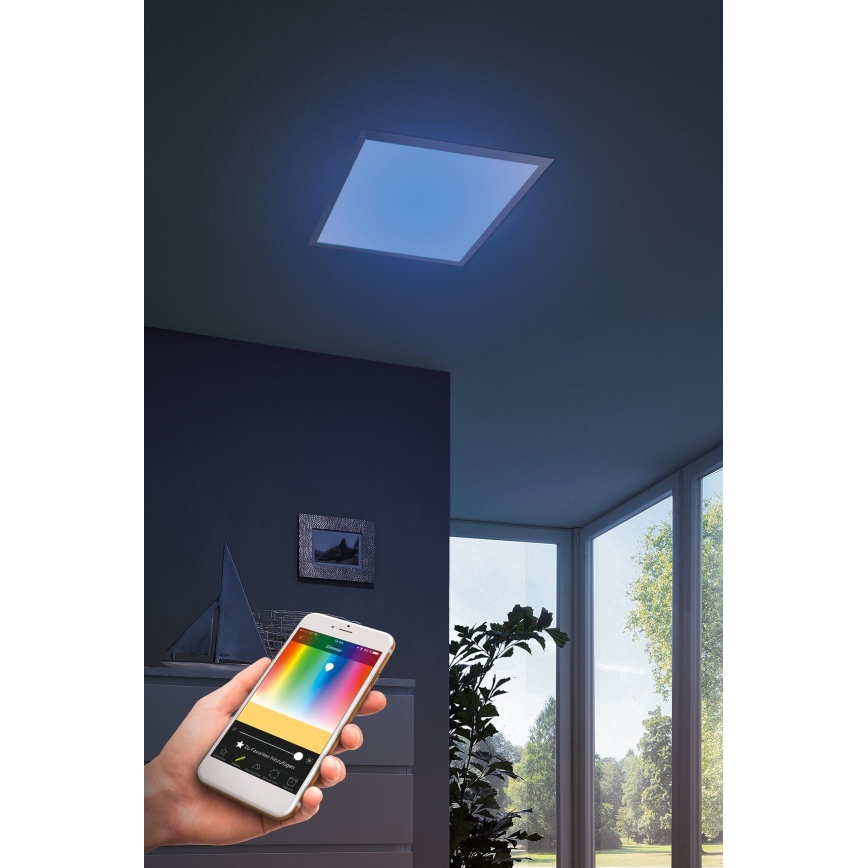 Eglo - Dimbare LED RGBW Lamp SALOBRENA-C LED/16W + afstandsbediening
