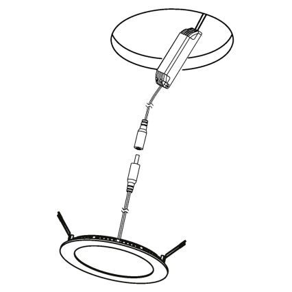 Eglo - LED RGBW dimbare inbouwspot FUEVA-C LED/15,6W/230V