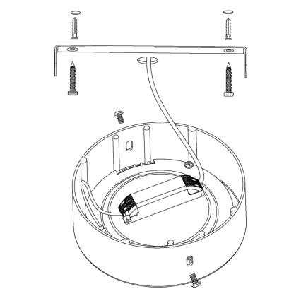 Eglo - Dimbare LED RGBW Plafond Lamp FUEVA-C LED/15,6W/230V Bluetooth