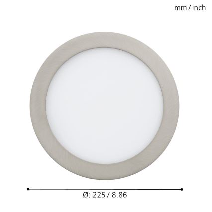 Eglo - LED RGB dimbare inbouwspot FUEVA-C LED/15,6W/230V