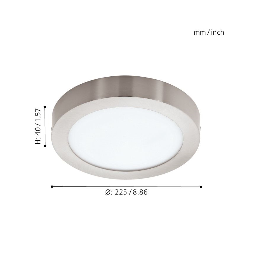 Eglo - LED RGBW Dimbaar plafondlamp FUEVA-C LED/15,6W/230V Bluetooth