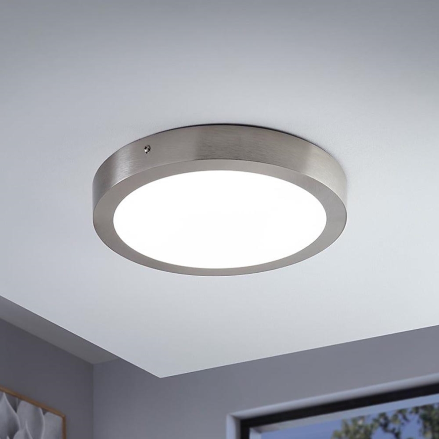 Eglo - Dimbare LED RGBW-plafondlamp FUEVA-C LED/21W/230V Bluetooth Ø 30 cm