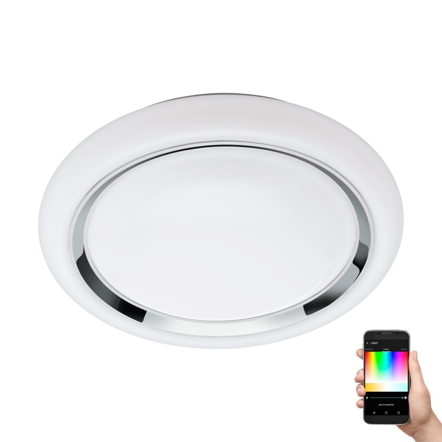 Eglo - Dimbare LED RGBW Plafond Lamp CAPASSO-C LED/17W/230V