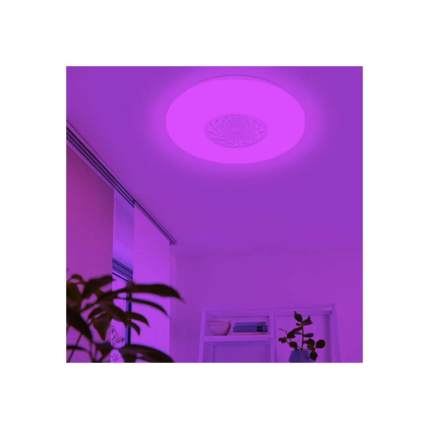 Eglo - Dimbare LED RGBW Plafond Lamp CAPASSO-C LED/17W/230V
